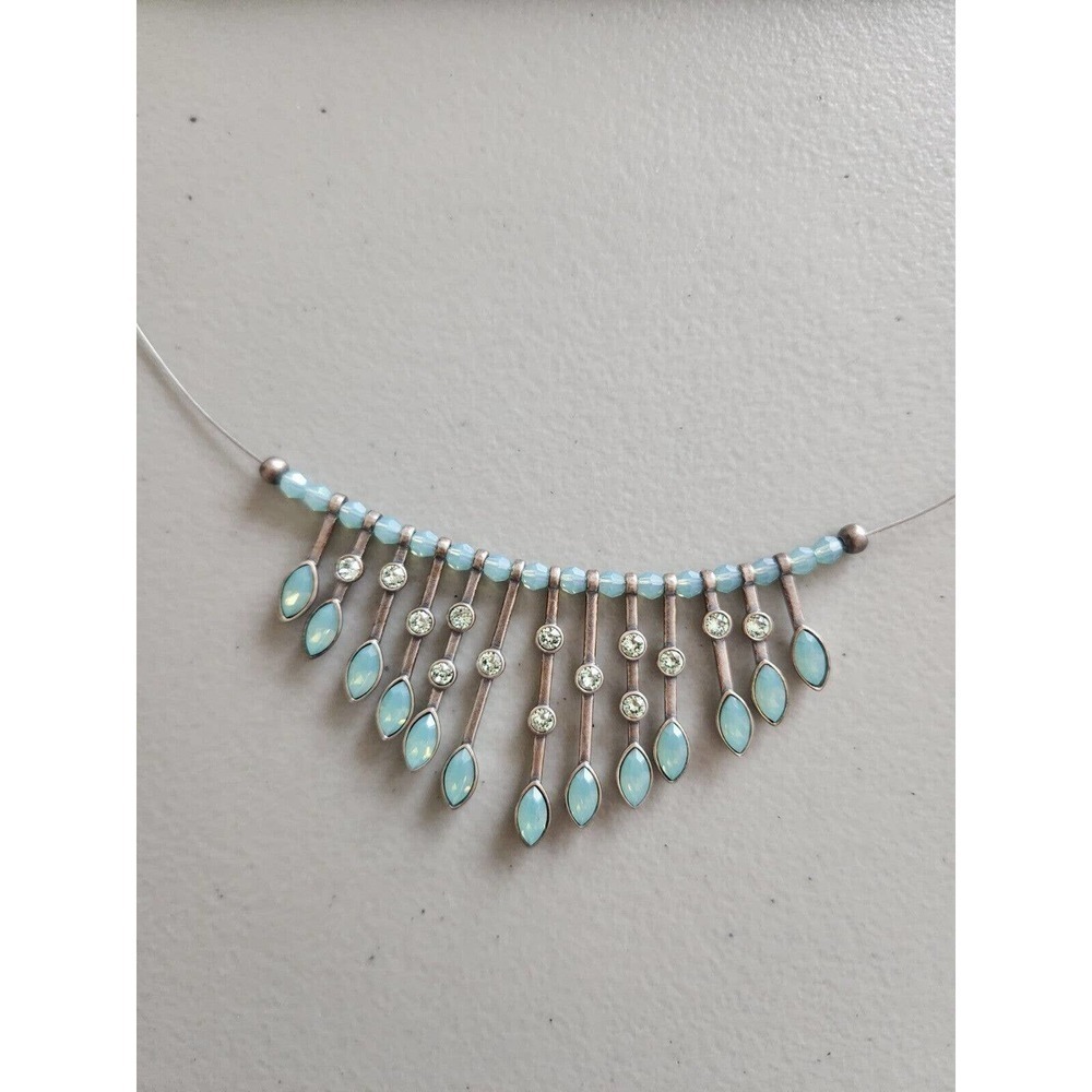 NWT Swarovski Crystallized 5500391 Necklace Blue - Picture 4 of 9